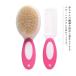  baby волосы щетка 2 позиций комплект для малышей младенец гора шерсть натуральный расческа расческа . гребень новорожденный .. празднование рождения щетка & гребень кожа головы . добрый he Abu la