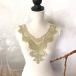  воротник гонки гонки воротник золотой цвет воротник узор Gold elegant Kirakira установка воротник гонки танцевальный костюм воротник материалы материал Leotard жезл узор балет Dance 