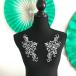  узор серебряный утюг Leotard узор утюг склейка нашивка детали оборудование орнамент жезл для гимнастики 