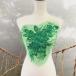  жезл Leotard узор костюм цветок зеленый гонки узор балет костюм Dance украшен блестками бисер имеется наряд 