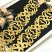  гонки выше like утюг для Gold костюм вышивка нашивка лезвие Leotard узор утюг нашивка утюг склейка узор жезл для гимнастики 