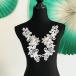  жезл Leotard узор костюм цветок белый наряд гонки узор балет костюм оборудование орнамент Stone имеется художественная гимнастика Mai шт. костюм 