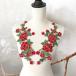  роза узор Leotard Berry Dance красный красный пара костюм Dance оборудование орнамент ручная работа роза 