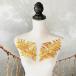  Gold Leotard жезл узор нашивка утюг для приклеивание выше like ручная работа детали костюм Leotard узор балет костюм 