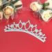  rhinestone motif Tiara felt Tiara Crown hair accessory rhinestone motif attire dance costume stage costume ballet costume Mai pcs costume 