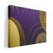  art panel . picture decoration is possible to choose size A1 A2 A3 A4 A5 6. cut . square 33 square 45 000045 Japanese * peace pattern cool peace pattern gold color purple 