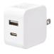  ом электро- машина AudioComm AC зарядное устройство 12W Type-C+Type-A(USB кабель продается отдельно ) MAV-AUC12W-W[ номер товара :01-7170]