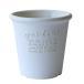  Hachiman .. eko pot / цветочный горшок круглый 4 номер белый [papie(Hachiman gardens:papier)]