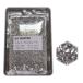 DIY MASTER серебряный ламе хлопья 0.6mm 50g