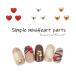  простой Mini Heart каждый 10 штук Mini Heart собственный ногти гель ногти Корея собственный ногти 