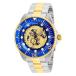 Invicta Men's Pro Diver Steel Bracelet  Case Automatic Gold-Tone Dial Analog Watch 26491