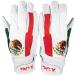  Mexico baseball batting gloves Pitted leather la salted salmon roe Spandex Backing M