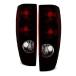 ACANII - For Red Smoke 2004-2012 Chevy Colorado GMC Canyon Tail Lights Brake Lamps Replacement Driver  Passenger Side