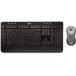 Logitech MK520 Wireless Keyboard and Wireless Mouse Combo - Full Size Keyboard and Mouse Long Battery Life Secure 2.4GHz Connectivity Black