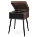 Victrola VTA-75-ESP Liberty 5-in-1 Turntable Music EntertainmentCenter with Bluetooth Wireless FM Radio USB Recorder Wood (Espresso)