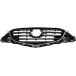 Evan-Fischer Grille Assembly Compatible with 2016 Mazda CX-5 Chrome Shell/Painted Dark Gray Insert