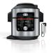 Ninja OL701 Foodi 14-in-1 SMART XL 8 Qt. Pressure Cooker Steam Fryer with SmartLid  Thermometer + Auto-Steam Release, that Air Fries, Proofs  More