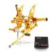 Arashi(Version 2.0) Adjustable Rearsets for KAWASAKI NINJA ZX10R ZX1000 2006 2007 Motorcycle Accessories Foot Pegs Footrests Rear Set ZX-10R Gold