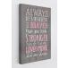 Motivational Inspirational Always Remember You are Braver Than You Believe Wall Art Canvas Farmhouse 11x14 Inch Prints Decor For Home Bedroom Shower R
