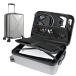 SARLAR Carrying Case Compatible with Playstation 5 Standard and Digital Editions, PS5 Hard Suitcase Travel and Storage for Console/Controllers/Monitor