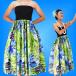  хула tube top платье голубой F размер 2261blF