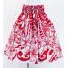  hula dance pauskirt single 73cm height white × red 2997