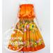  хула юбка пау &amp; tube top комплект гибискус & плюмерия orange J3090or