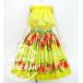  хула юбка пау &amp; tube top комплект гибискус & плюмерия желтый J3090ye