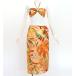  Short парео &2WAYbla верх комплект Hawaiian leaf orange J3259-2