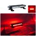  срочный машина для красный цвет лампа 12V 24V[37cm]LED указатель поворота балка модель [ красный ]COB chip балка боковой LED прикуриватель источник питания мощный магнит WB8236-2S flash сигнальный фонарь 