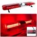  срочный машина для красный цвет лампа 12V 24V[120cm]LED указатель поворота большой yu вязаный галстук p[ красный ] цифровой экран контроллер лампочка-индикатор образец 21 вид WB-836-120