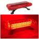  срочный машина для красный цвет лампа 12V 24V LED указатель поворота yu вязаный галстук p[ красный ]80wLED прикуриватель источник питания мощный магнит WB-836 стробоскоп flash сигнальный фонарь 