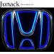 [M's] JF3 JF4 JF5 JF6 N-BOX N-BOX custom (2017.08-) Junack передний LED trance эмблема тонкий линия ( голубой ) juna k неоригинальный детали детали LTE-H2