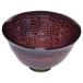  Kyoyaki Shimizu . sake cup red 8.5cm... kiln ( tree in box ) red . heaven eyes toua849-03