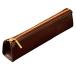 [amte trout ] pen case triangle Tochigi leather original leather made in Japan triangle shape fountain pen slim leather leather hand made PC-021 Brown 