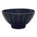 ka.. exist ...(Kakuni) rice bowl blue 12cm Mino .. one . rice bowl navy blue .K12160