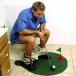  игрушка Golf туалет очень популярный взрослый ребенок Golf комплект короткая клюшка тренировка игрушка развлечение автобус салон интересный подарок поверхность белый подарок potipa