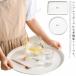  O-Bon Северная Европа модный tray прямоугольник Cafe модный ланч tray иен type кухня tray tray одноцветный Rancho ma посудомоечная машина соответствует белый белый 