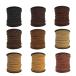 5mm ширина ×1m оттенок коричневого замша flat кожа шнур мягкий тип натуральная кожа телячья кожа продается куском 1M единица измерения [.. пачка соответствует ]