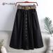  flair skirt spring summer skirt lady's A line skirt simple casual waist rubber large size put on .. body type cover thin 20 fee 30 fee 40 fee 