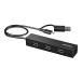  Buffalo BUFFALO планшет * смартфон для USB2.0 4 порт ступица изменение коннектор имеется черный BSH4UMB04BK