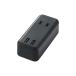  Elecom разветвитель USB розетка прямой ..USB×2 шт AC электрическая розетка .×2 шт 2.4A черный MOT-U07-22BK