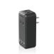  Elecom разветвитель USB ответвление 12W всего 2.4A (USB порт ×3 розетка ×2) прямой .. черный ECT-03BK