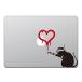 �J�C���h�X�g�A MacBook Air/Pro 11 / 13�C���` �}�b�N�u�b�N �X�e�b�J�[ �V�[�� ���u ���b�g �o���N�V�[ LOVE RA