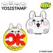  Golf character marker yosi- stamp (BIG size ) second . magnet stylish 