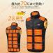 ���[ �d�M�x�X�g���{���q�[�^�[ 20000mAh �o�b�e���[�t��/�I���� 2026������ 28�ӏ����M �O��Ɨ����x�ݒ� �q�[�g�x�X�g �q�[�^�[�x�X�g �h���΍� ���� �h���� �֘A�摜2
