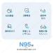 ���[ N95�}�X�N KN95���� mask 3D �t�B���^�[�}�X�N 100���� �ʕ n95�}�X�N�傫�� 5�w �E�C���X�΍� CE FFP2�F�؍� ���ۋK�i �s�D�z�}�X�N PM2.5�΍� �֘A�摜2