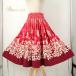  хула костюм CC Fashions CC мода юбка пау розовый серия гибискус рисунок цветочный принт растения рисунок градация Hawaiian принт 