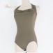  балет костюм Chacott коричневый раскладушка Leotard урок одежда хаки серия одноцветный урок тренировка Dance внутренний взрослый женский простой 
