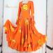  фламенко костюм Luisa Louis sa платье One-piece orange серия оттенок желтого оттенок красного orange зеленый желтый цвет bo Ran te оборка цветочный принт Dance 